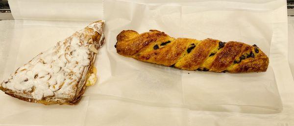 Almond Pastry and Feuillete au Chocolat