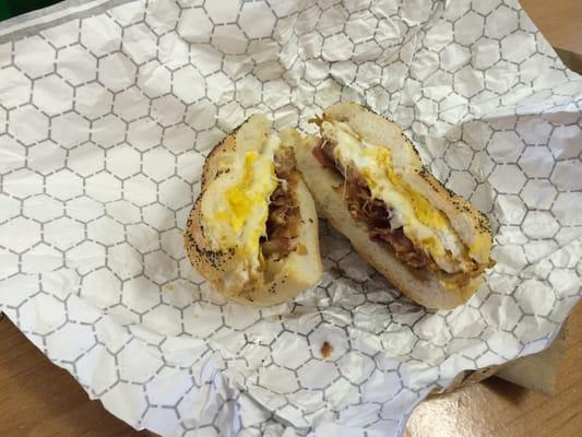 My go to for a bacon, egg and cheese, delicious!