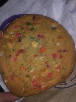 Confetti cookie - good but hard on the edges