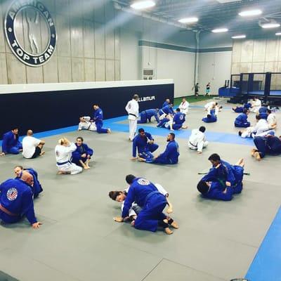 Adult BJJ Gi class at the World famous American Top Team in Coconut Creek, Florida! Come join us for a class!