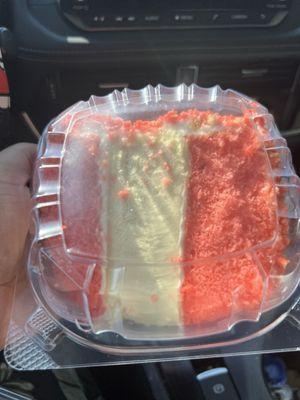 Strawberry Shortcake Cheesecake Slice