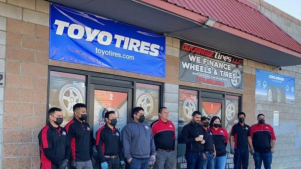 Gutierrez Tires Staff, trained to help you in your tire needs