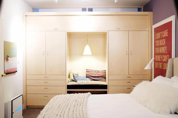 Custom bedroom cabinets for Apartment Therapy's founder and CEO Maxwell Ryan