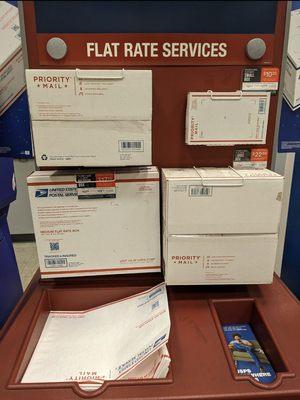 USPS flat rate services 2/2023