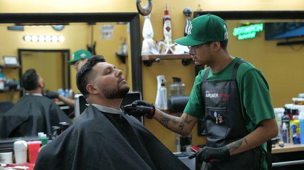 Edwin the barber