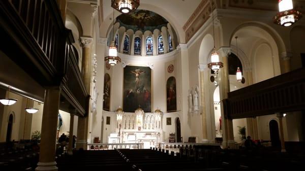 Inside holy cross