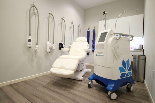 Our fully equipped CoolSuite for CoolSculpting.