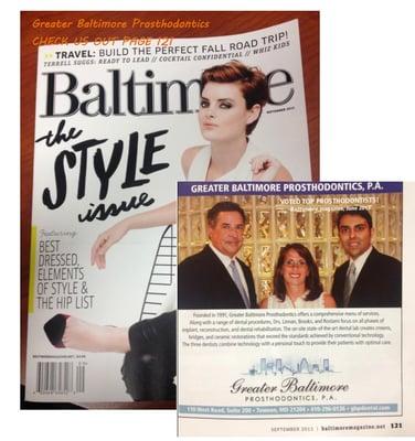 Baltimore Magazine September 2013 Issue