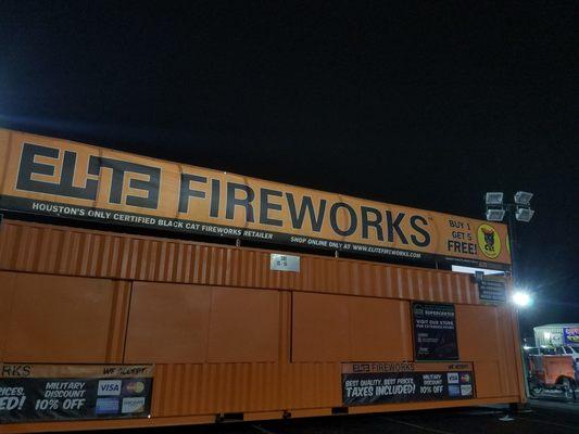 It's neat to be elite fireworks