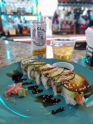 Our new added menu item. Sushi! Available on Thursdays and Fridays! Beginning to be a local favorite!