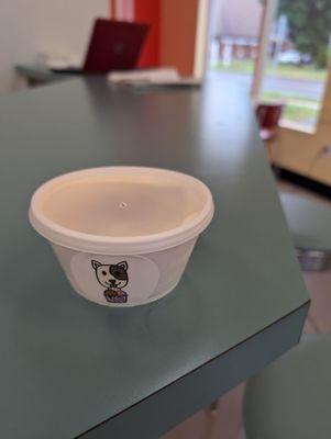 Pup cup