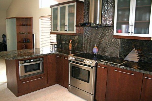 Here is a kitchen we designed. Let us help you design your dream kitchen.