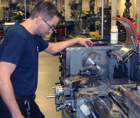 Get hands-on machinist training.