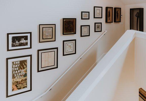 We can help you build a gallery wall. Ask us how.