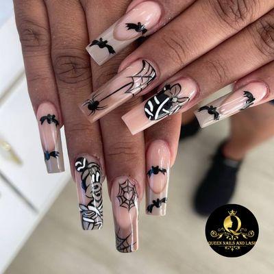 Ready for a spook-tacular nail transformation?
 Our top-notch care and high-quality products will bring your Halloween nail dreams