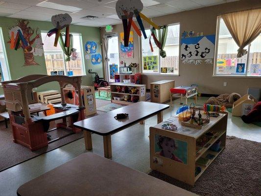 Classrooms are well organized and clean.