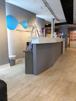 Reception desk