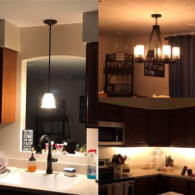 Lighting turns a house into a home...