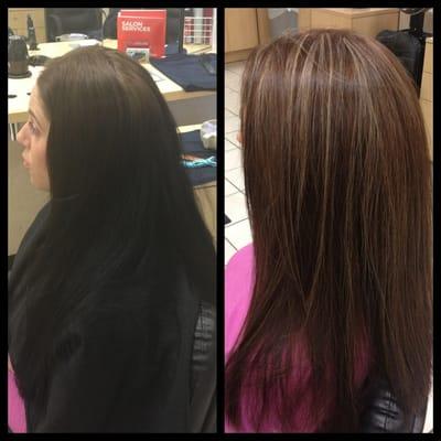 Done by senior stylist Megan Hall