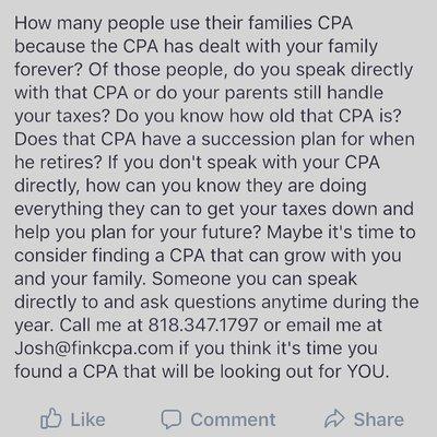 Contact us for help with your taxes.