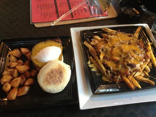 The Death Muffin & Chili Cheese Fries!!