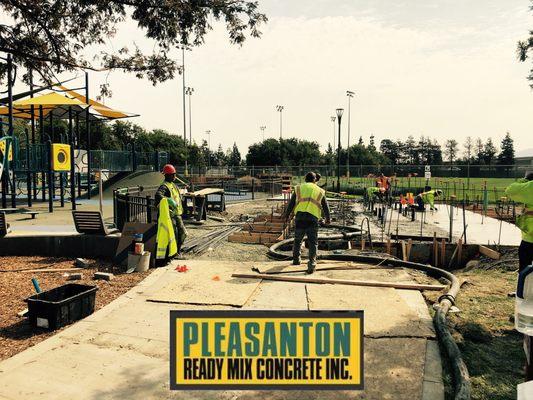 Dublin Sports Park - New sidewalks & walking area