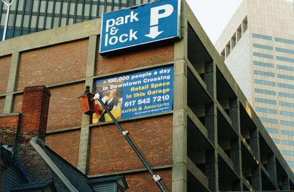 Installation in downtown Boston