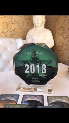 Third Eye Psychic awarded 2018 best psychic in Pasadena!