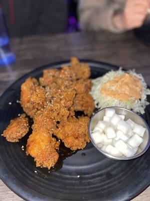 Spicy soy fried chicken