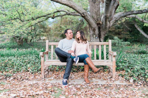 Engagement Shoot  with RTG Photography at the Arboretum on 11/21/16