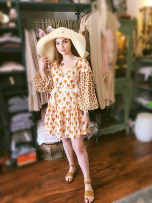 Summer marigolds from AISH and hats handmade in Ecuador