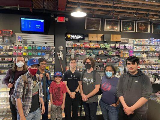 Top 8 photo at the most recent modern 1k. (I am in the handsome one in the middle)