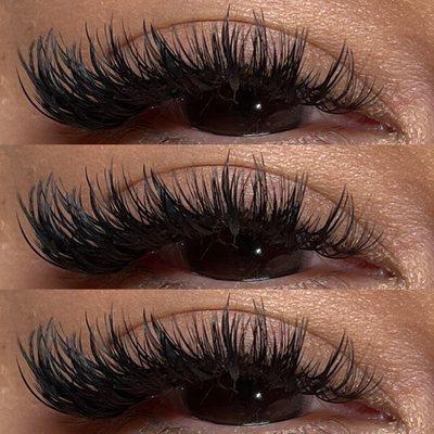 Wispy mega Volume lashes