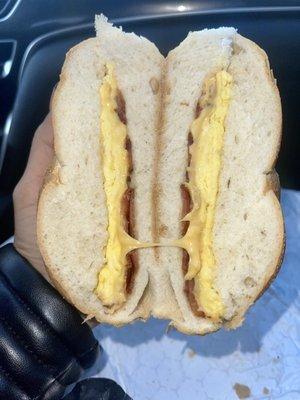 Bacon egg & cheese