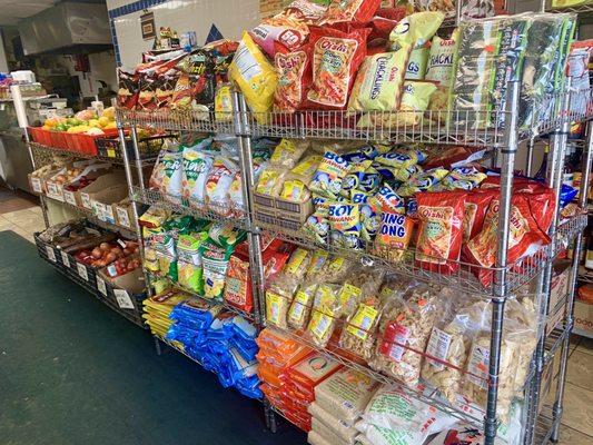 More pantry items right when you walk in.