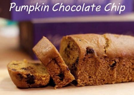 Pumpkin Chocolate Chip Bread