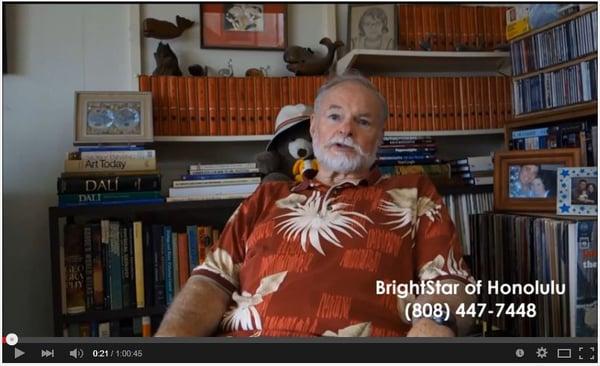 Click here for Mr. Wilson's BrightStar of Honolulu story: https://www.youtube.com/watch?v=Er4a6k4dVLY