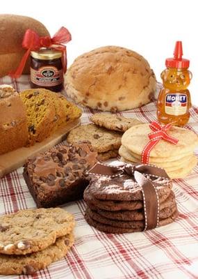 Cookies, Muffins, Scones, Bars, & More, all moist and delicious and scratch-made daily.