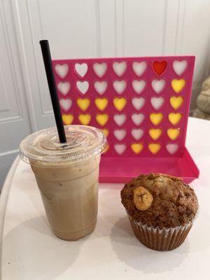 Cold Brew, Banana Nut Muffin