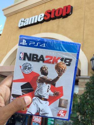 NBA 2K18. GameStop 9/17/2017