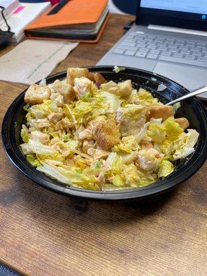 Small Buffalo Chicken Caesar Salad