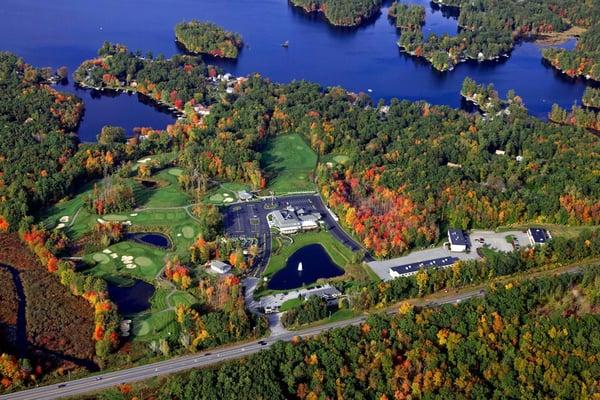 Every room overlooks beautiful Brookstone Park.