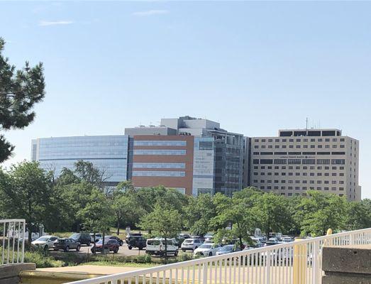 Great hospital, and a view from the north.