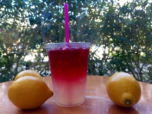 Our seasonal Passion tea Lemonade!