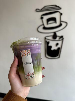 03.2024 Ube salted cream matcha