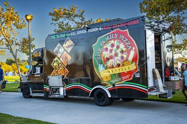 The Family Pizza Truck at Mike Ward Community Park in Irvine CA