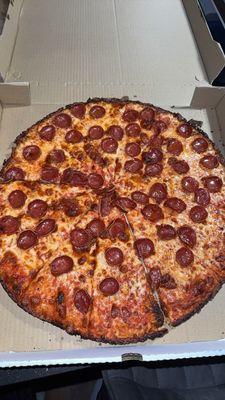 Pepperoni Bar Pizza