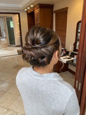 Twisted Bridal Updo