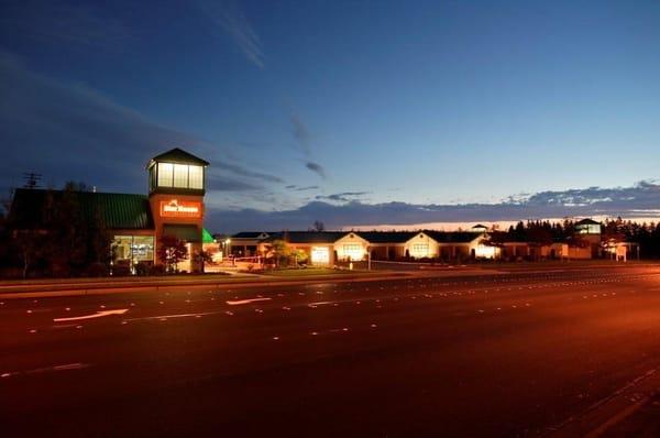 Our store at sunset.