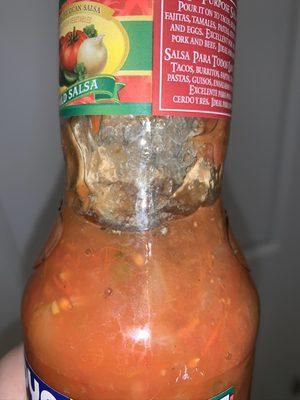 Moldy salsa